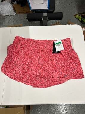 Nike Women's Dri-FIT One Mid-Rise Animal Print 3" Brief-Lined Training Shorts